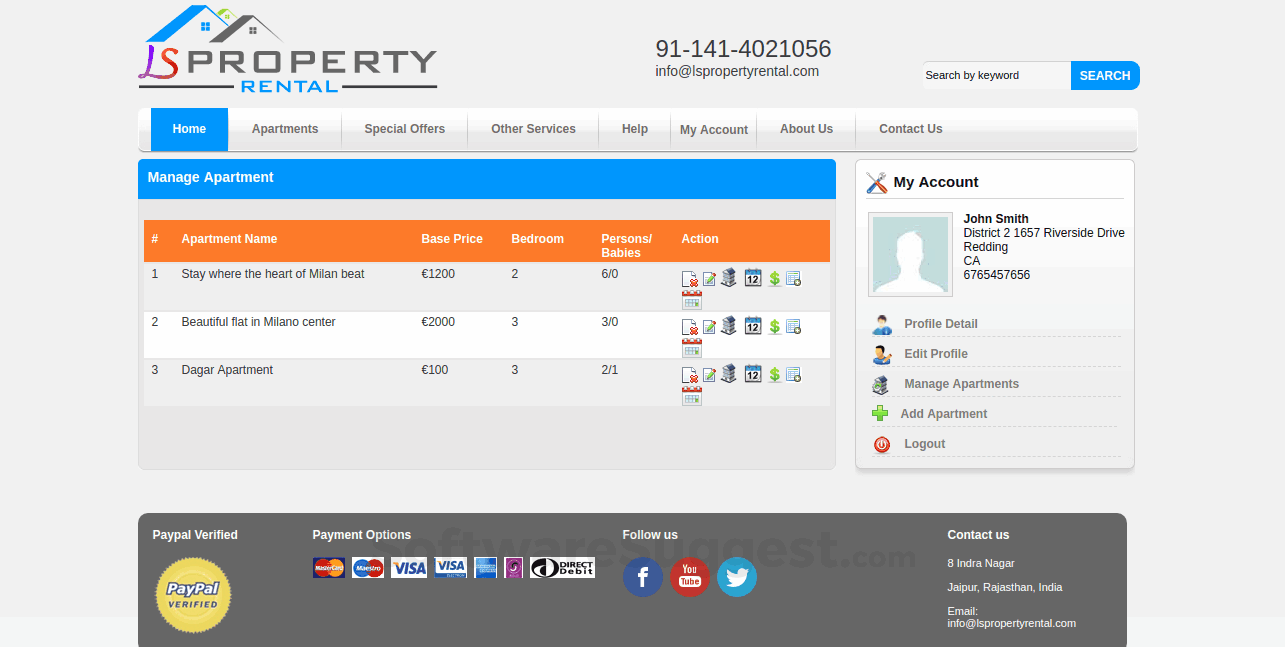 Logicspice Property Rental Management Small Screenshot 3